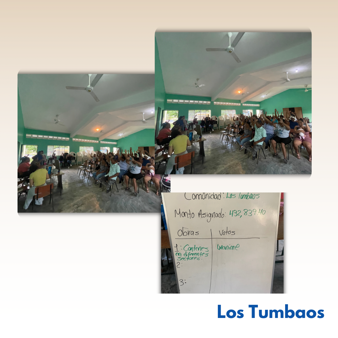 ASAMBLEAS COMUNITARIAS QUIJA QUIETA Y LOS TUMBAOS