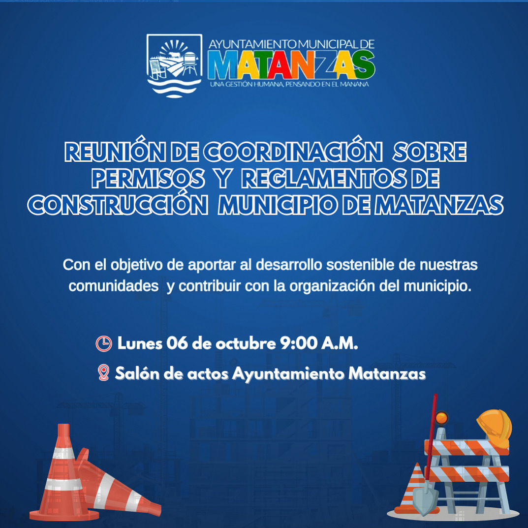 INVITACIÓN A REUNIÓN DE COORDINACION PLANEAMIENTO URBANO