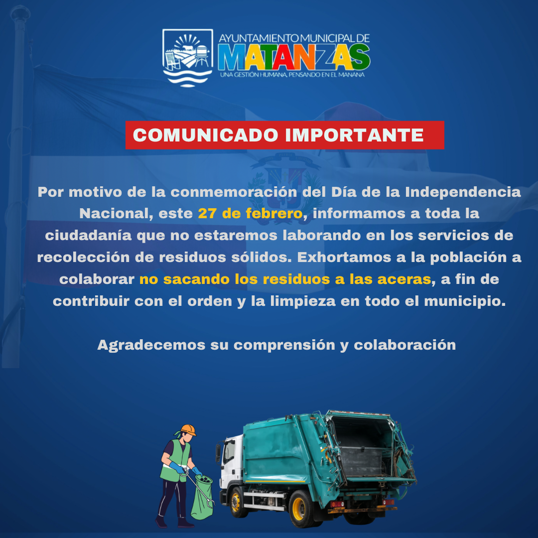 COMUNICADO IMPORTANTE