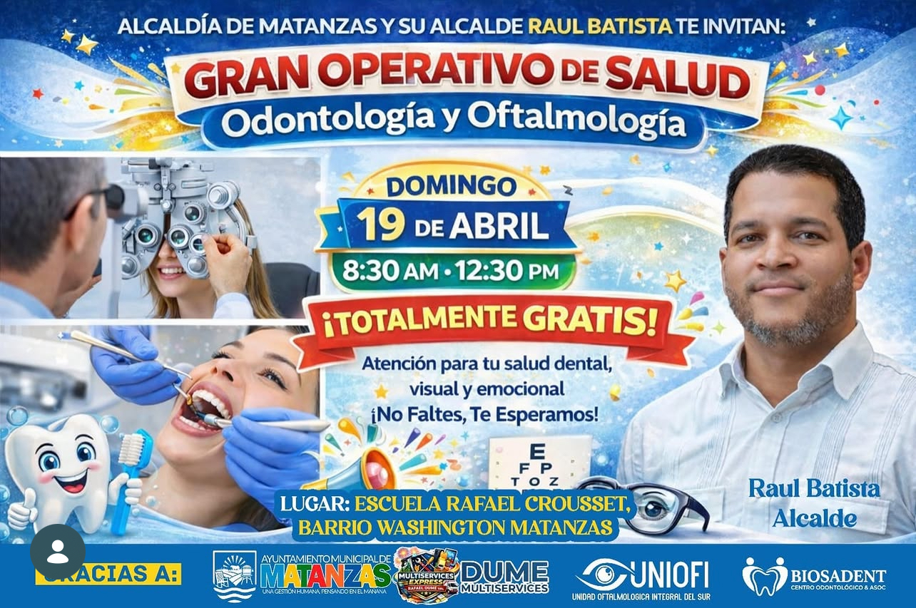 Alcaldía de Matanzas Realiza Operativo Médico totalmente gratis